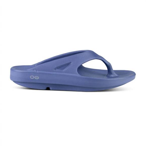 NEW NWOT NEVER WORN OOFOS unisex ooriginals thong sandal in waterdrop - Picture 2 of 4